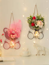 Children's Room Bedroom Decorative Wall Lamps Small Night Lights Room Wall Decorations Living Room Flower Bear Handmade Fixtures 2024 - buy cheap