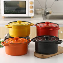 Creative Ceramic Casserole Soup Double Ear Domestic Stew Pot Heat Resistant High Temperature Open Fire Gas Soup Pot 2024 - buy cheap