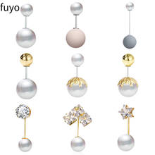 Broches de cristal de estrella para mujer, broche de boda de imitación de perlas, Bola de diamantes de imitación, accesorios de joyería 2024 - compra barato