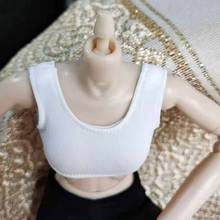 Chaleco blanco a escala 1/6, ropa interior de soldado femenino, modelo para 12 pulgadas, cuerpo de Tbleague Phicen, muñeca de juguete 2024 - compra barato