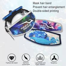 Máscara de mergulho com cobertura, subaquática, snorkel, capa de cabelo, protetor, moda, estilo de verão 2024 - compre barato