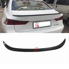 CEYUSOT FOR True Carbon Fiber Spoiler Wing Lexus IS Series IS200t IS250 IS300 IS350 Car Trunk Spoiler Tail Accessories 2012-2018 2024 - buy cheap