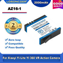 100% Original LOSONCOER AZ16-1 AZ16-2 Battery For Xiaomi 1 2 4K 4K+ For Xiao Mi Yi Lite Action Cameras Battery 2024 - buy cheap