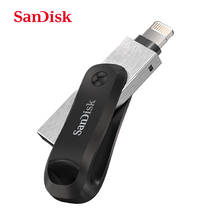 SanDisk SDIX60N Dual-Purpose Swivel USB3.0 Flash Drive 128GB 256GB Metal U Disk OTG Lightning Connector For iPhone /iPad/PC 2024 - buy cheap