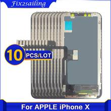 10 pcs/lot For iphone X OLED LCD With Touch Screen Digitizer Assembly No Dead Pixel INCELL LCD Screen Replacment Display Parts 2024 - buy cheap