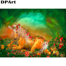 Diamond Painting Full Square/Round Drill Horse 5D Daimond Painting Embroidery Cross Stitch Kit Mosaic Rhinestone Picture Y241 2024 - buy cheap