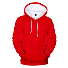 2020 Fashion Red Hooded Men's Clothing Sweatshirt Women Street 3d Hoodies Adult Kids Same Style Hot Sale 3D Hoodie Pullover Top 2024 - buy cheap