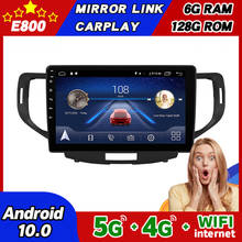 NEW 6GB Ram 128GB Rom 2 Din Car Radio Navigation GPS Bt Player 9 Inch Screen For Honda Accord 8 2012 Android 10 Stereo Head Unit 2024 - buy cheap