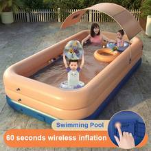 Family Wireless Inflatable Swimming Pool Thick Lounge Pool Summer Sun Water Party Supply For Baby Kids Adult For Outdoor Garden 2024 - buy cheap