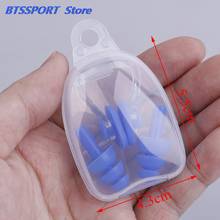 swimming nose clip earplugs Protective Prevent Water suit swim earplugs 2024 - buy cheap