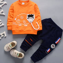 Kids Clothes 2021 New Listing Children's Clothing Baby Boys and Girls Spring and Autumn Cartoon Sportswear Two-piece Sets 2024 - buy cheap