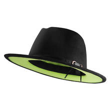 Black + green new color shallow fedora hat bucket hat baseball cap ladies summer bucket hat male кепкаженская 2024 - buy cheap