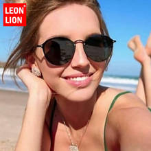 Leonlion-óculos de sol retrô feminino, marca de luxo, designer, óculos para homens e mulheres, vintage, 2021 2024 - compre barato