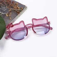 Gafas de sol con protección UV400 para niños y niñas, lentes de sol con montura de gato para exteriores y playa, a la moda, 2021 2024 - compra barato