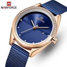 Women’s Watches NAVIFORCE Top Brand Women Fashion Quartz Watch Ladies Stainless Steel Waterproof Wristwatch Analog Date Clock 2024 - buy cheap
