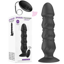 Wireless prostate massage vibrator G spot massager anal butt plug Erotic couple adult gay toy with powerful sucker SEX toys SHOP 2024 - buy cheap