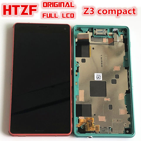 4.6''LCD For SONY Xperia Z3 Compact Display screen For SONY Xperia Z3 Compact LCD Touch Screen with Frame Z3 Mini D5803 D5833 2022 - buy cheap