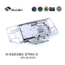 Bykski Water Block use for ASUS ROG STRIX RTX2080 OC/ 2080-O8G-GAMING/ RTX 2070 SUPER/ RTX2080S/ Compatible Original backplate 2024 - buy cheap