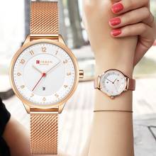 Relogio Feminino Curren Simple Female Wrist Watches Luxury Brand Fashion Date Dress Rose Gold Ladies Watches For Women 2020 2024 - buy cheap