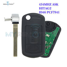 Remtekey Flip remote car key 434 mhz for Landrover LR3 Range Rover HU101 3 button ID46 chip on circuit board 2006 2007 2008 2009 2024 - buy cheap