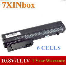 Bateria portátil 7xinbox com 10.8v e 412779-001, para laptops hp 412789, nc2400, nc2510, elitebook 2400 p, 2510p, 2530p, 2540 t 2024 - compre barato