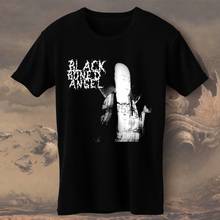 Черная Мужская футболка на основе ангела Веллингтона, летние модные футболки с коротким рукавом, хлопковые топы с круглым вырезом 2024 - купить недорого