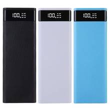 Dual USB LCD Power Bank Shell 10x18650 Battery Case Charger Box Accessories 2024 - buy cheap