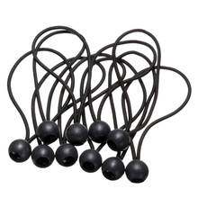 10pcs Tough Tent Fix Cords Black Ball Bungee Loop Strap Elastic Tarpaulin Canopy Holder Wire 2024 - buy cheap