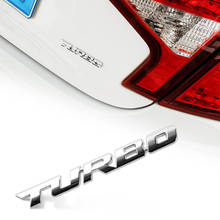 3D Metal Car sticker Turbo badge Accessories For Renault Megane 2 3 Duster Logan Clio 4 3 Laguna 2 Sandero Scenic Captur Fluence 2024 - buy cheap