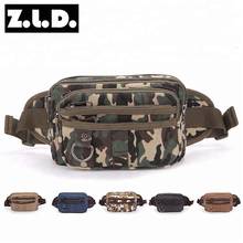 Men Camping Hiking Tactical Bag Sport Camouflage Purse Fashion Leisure Bag Small Canvas Sports Running Waist Bag 2024 - buy cheap