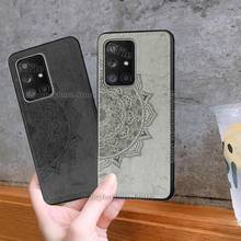 Funda a prueba de golpes para Samsung A21S, A51, A71, A81, A01, A21, A41, M21, M31, M30S, funda de TPU de tela Floral para Galaxy A30, A50, A70 2024 - compra barato