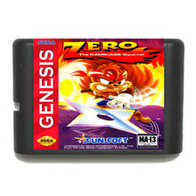 Игровая карта Zero the Kamikaze Squirrel NTSC-USA 16 bit MD для Sega Mega Drive для Genesis 2024 - купить недорого