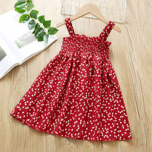 Girl Clothing Summer Baby Beach Dress Floral Backless Sling Clothes Children Princess Dresses 2-6T 2024 - buy cheap