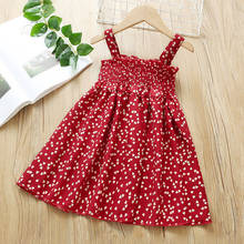 Ropa de verano para niña, Vestido de playa para bebé, ropa Floral con Espalda descubierta, vestidos de princesa para niños de 2 a 6T 2024 - compra barato