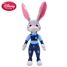 Disney Zootopia Rabbit Judy Hopps Nick Wilde Fox Anime Plush Dolls Soft Stuffed Animals Toys for Children Kids Gifts 2024 - compre barato