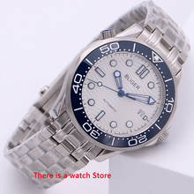 Bliger 41mm Men Watch Stainless Steel Bracelet Sapphire Crystal Luminous Waterproof Calendar Automatic Mechanical Wristwatch Men 2024 - buy cheap