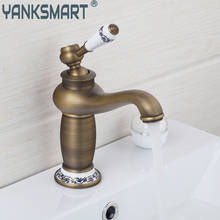 Bathroom Basin Faucet Brass Single Handle Deck Mounted Modern Hot And Cold Mixer Water Tap 2024 - buy cheap