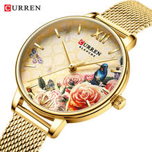 Curren Ladies Watches 2021 Fashion Analog Quartz Watch Women Gold Stainless Steel Bracelet Female Clock Elegant Relogio Feminino 2024 - buy cheap