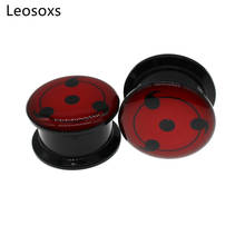 Leosoxs 2 шт. акриловые ушные заглушки и туннельный расширитель ушей удлинитель 6 мм-25 мм пирсинг ювелирные изделия 2024 - купить недорого