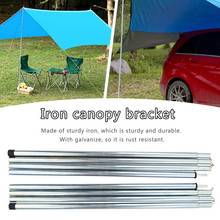2PCS Tent Poles Metal Canopy Bracket Outdoor Canopy Support Shade Rod for Camping Hiking Traveling 2024 - buy cheap