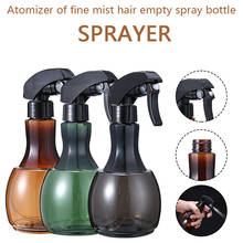 New Fine Mist Spray Bottle Plastic Hairdressing Spray Bottle Sprayer 400ml Multi Garden Watering Misting Press Spray Bottle 2024 - buy cheap