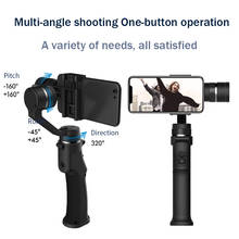 Funsnap Capture1 3-осевой переносной карданный стабилизатор для смартфонов спортивные камеры, Gopro Камера экшн EKEN 1 комплект Gimbal 2024 - купить недорого