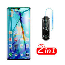 Protector de pantalla completo para Huawei P30 Lite, protector 2 en 1, con película de cristal templado para cámara trasera, compatible con teléfono Huawei P30 Lite y Pro 2024 - compra barato
