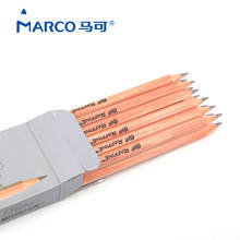 Marco Sketch Wooden Pencils 3H/2H/H/B/2B/3B/4B/5B/6B/7B/8B/9B Pencil Professional Art Painting Pencil School Office Supplies 2024 - buy cheap