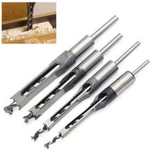 1pcs Woodworking Square Hole Drill Saw Mortise Chisel Wood Drill  6.4mm/8mm/9.5mm/10mm/12.7mm/14mm/16mm 2024 - buy cheap