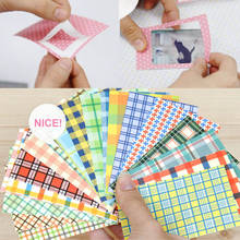 20 Sheets Colorful Craft Paper Scrapbooking Gift DIY Lace Corner Paper Stickers for Photo Albums Decoration Craft Tape Paper 2024 - buy cheap