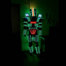 LED Robot suits/LED robot Costume /Light suits/ The programming controller sets the helmet 2024 - buy cheap