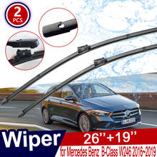 Car Wiper Blades for Mercedes Benz B-Class W246 2016~2019 Windscreen Windshield Brushes Car Accessories B-Klasse B160 B180 B200 2024 - buy cheap