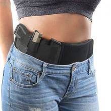 Tactical Belly Gun Holster Belt Concealed Carry Waist Band Pistol Holder Magazine Bag Military Army Invisible Waistband Holster 2024 - buy cheap