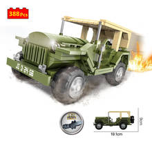 Vehículo todoterreno militar GZA 67 del ejército soviético de la guerra mundial, modelo DIY, bloques de construcción, juguetes, regalos 2024 - compra barato